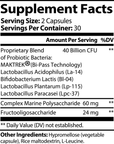 Probiotic 40 Billion (with Prebiotics)