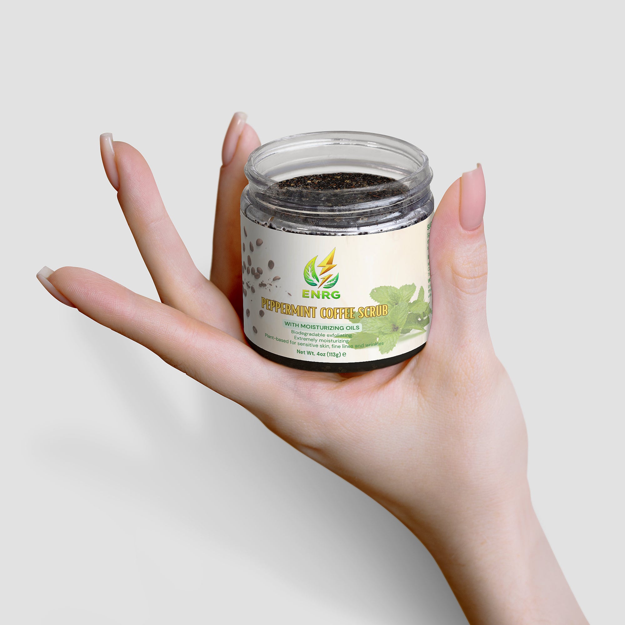 Peppermint Coffee Scrub