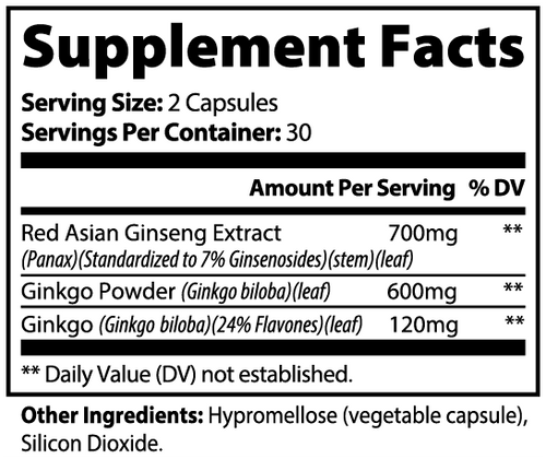 Ginkgo Biloba + Ginseng