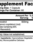 Resveratrol 50% 600mg