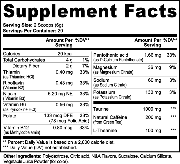 STARt DUST - Energy Powder  (Yuzu Flavor)